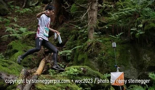 Photograph of a orienteering athlete.