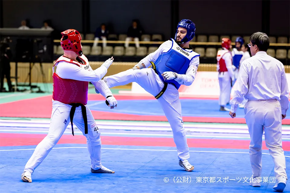 テコンドーの選手の写真