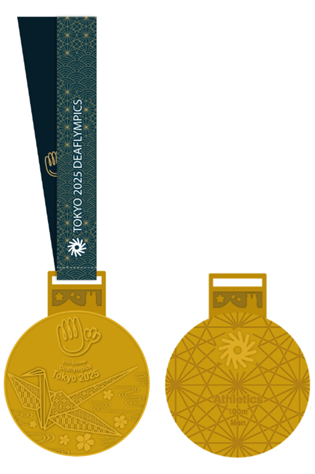 全国8万人の小中高生の想いが込められた 東京2025デフリンピックメダル